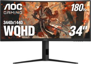 AOC CU34G4V 34″ Frameless Cur...
