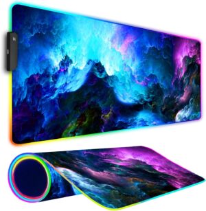 RGB Gaming Mouse Pad, Large Mousepa...