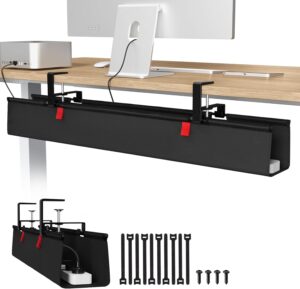 Univivi No Drill Under Desk Cable M...