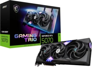 msi RTX 5070 12G Gaming Trio OC Gra...