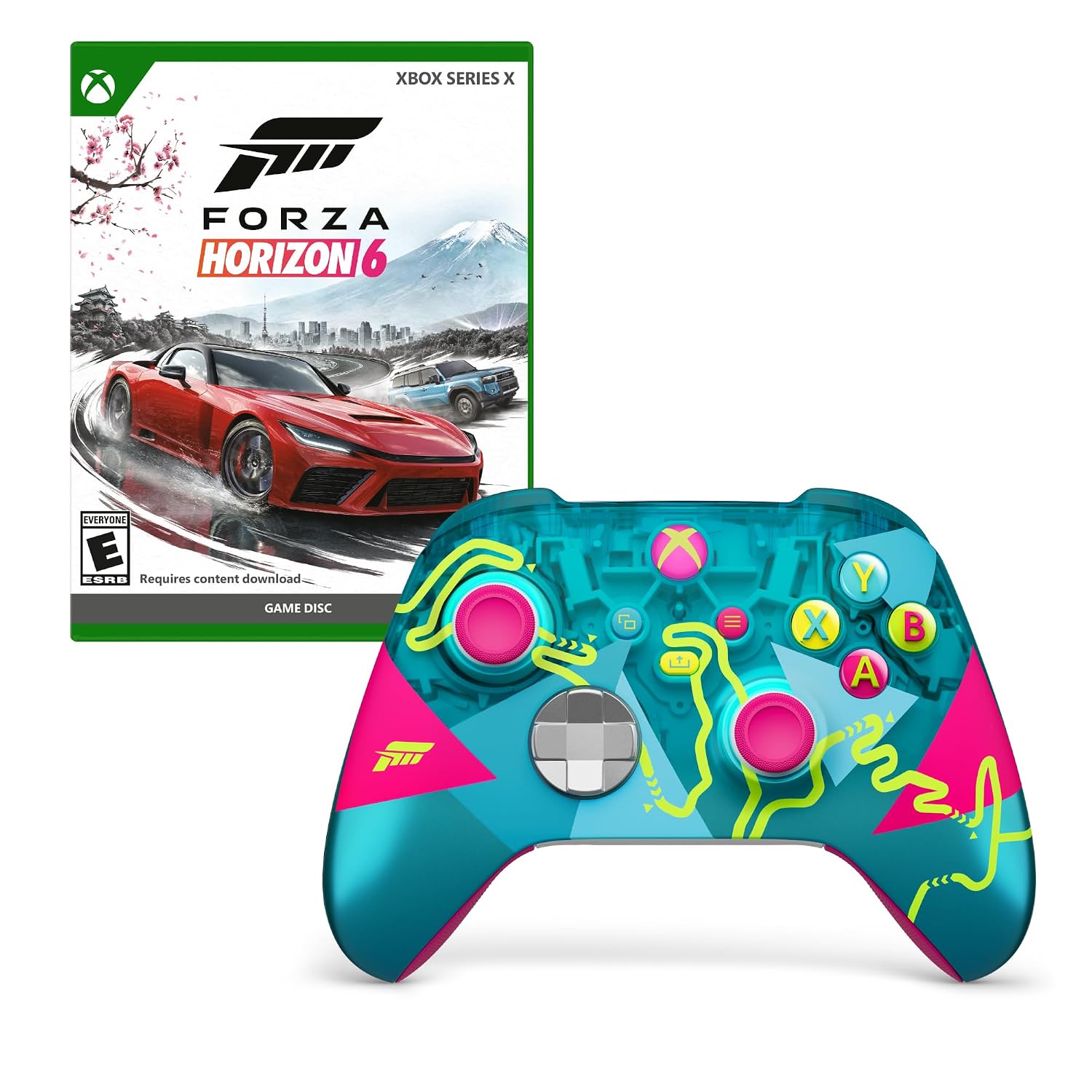 Forza Horizon 6 Standard Edition Xbox Series X + Xbox Wireless Gaming Controller Forza Horizon 6 Limited Edition Bundle