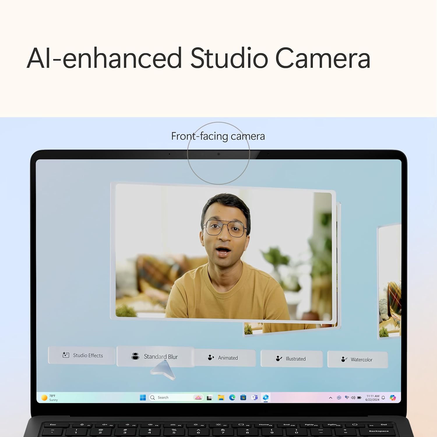 Microsoft Surface Laptop (2024), Windows 11 Copilot+ PC, 13.8" Touchscreen Display, Snapdragon X Plus (10 core), 16GB RAM, 512GB SSD Storage, Black - Image 5