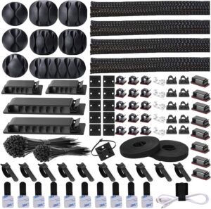 311Pcs Cable Management Organizer K...