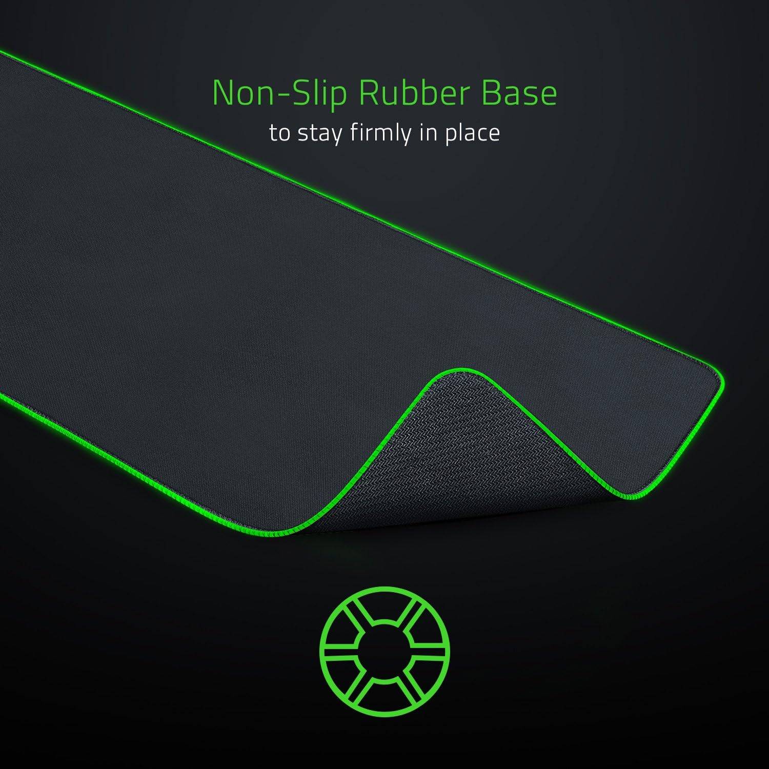 Razer Goliathus Extended Chroma Gaming Mousepad: Customizable Chroma RGB Lighting - Soft, Cloth Material - Balanced Control & Speed - Non-Slip Rubber Base - Classic Black - Image 6