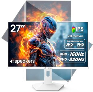 CRUA 27” 4K Gaming Monitor, U...