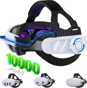 10000mAh Battery Headstrap for Ques...