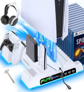 PS5/Slim/Pro Stand and Cooling Stat...