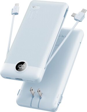 VRURC Portable Charger Built-in Cab...