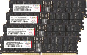 V-Color DDR5 256GB (64GBx4) 6000MHz...