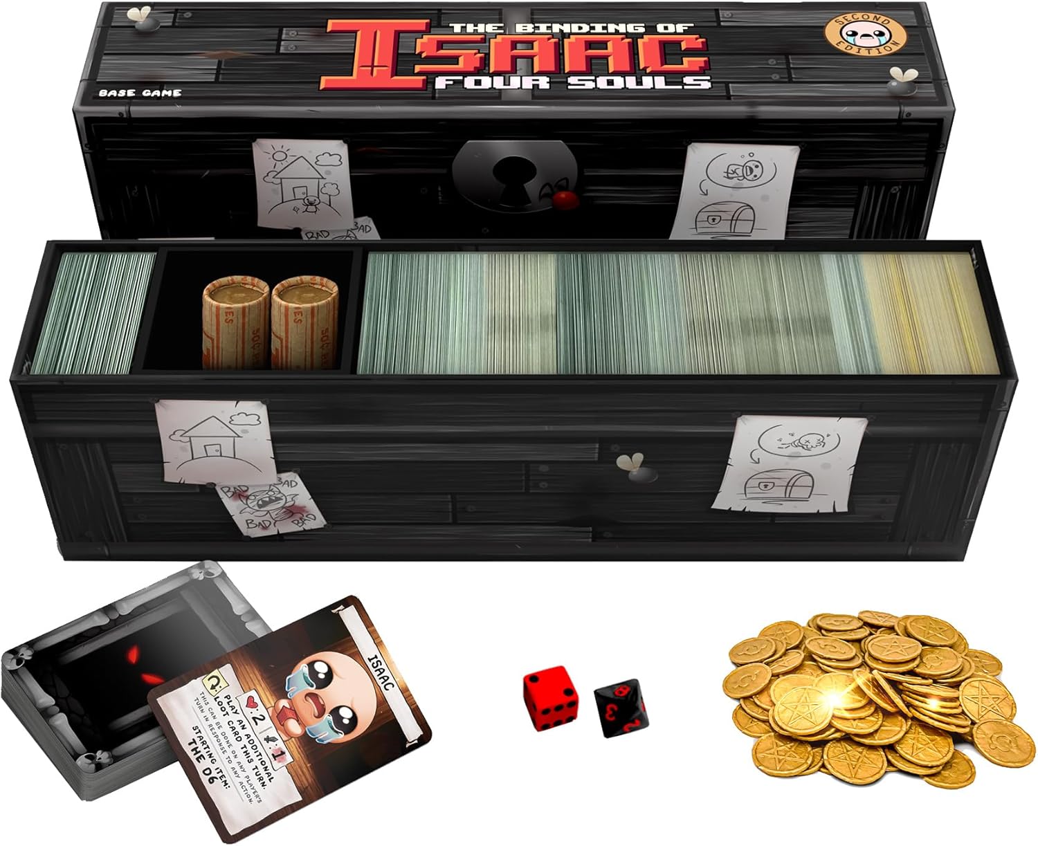 Maestro Media: The Binding of Isaac: Four Souls (2nd Edition) - Strategy Card Game, Officially Licensed, Ages 13+, 1-4+ Players, 30 Min - Image 4
