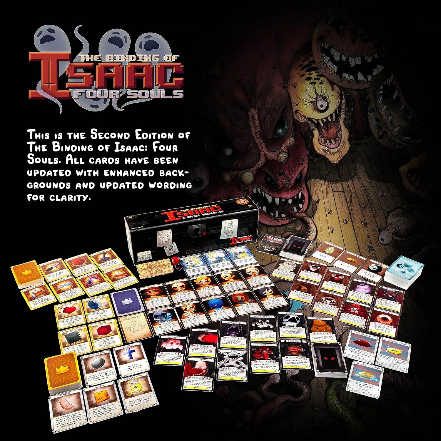 Maestro Media: The Binding of Isaac: Four Souls (2nd Edition) - Strategy Card Game, Officially Licensed, Ages 13+, 1-4+ Players, 30 Min - Image 5