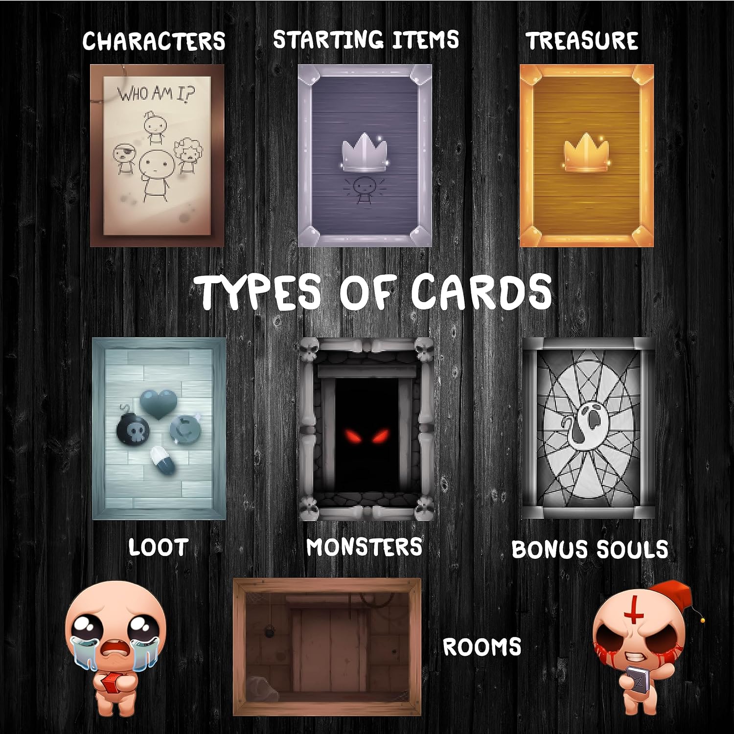 Maestro Media: The Binding of Isaac: Four Souls (2nd Edition) - Strategy Card Game, Officially Licensed, Ages 13+, 1-4+ Players, 30 Min - Image 8