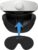 Digicharge Lens Protective Cover for PS VR2, PS VR 2 Glasses Cap, PSVR2 Protector Dustproof & Anti-Scratch Lens Shield, 14mm Thick Foam, Protects All Headset from Dust including sensor, Not Just Lens
