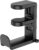 EURPMASK Rotating Headphone Stand – PC Gaming Headset Holder, Adjustable Clamp-on Under Desk Hanger With 360 Degree Swivel & Cable Clip Organizer – Black