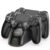 P4 Controller Charger Dock Station, 1.8 Hrs Fast Charging for P4 Charging Station, Charging Station with LED Indicator Charge Chip, Dual USB PS4 Charger Dock for PS4/PS4 Slim/PS4 Pro Charge