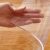 14×24 inch Clear Table Protector Plastic PVC Desk Protector Tablecloth Cover Office Desk Pad Mat Wood Furniture Glass Dining Tabletop Countertop Protection Waterproof Rectangular with Free Mouse Pad