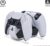 PowerA Twin Charging Station for Dualsense Wireless Controllers, Dualsense Controller Charging, Charge, Sony PlayStation, PS5, Officially Licensed – PlayStation 5