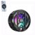 USB Phone Cooler, Semiconductor Cooling Fan for Phone, Magnetic & Clip-On, Large Cooling Plate, 3 Gears Fan Adjustable, RGB Light Switchable, Universal Fit for iPhone Android – Black