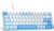 MageGee Portable 60% Mechanical Gaming Keyboard, MK-Box LED Backlit Compact 68 Keys Mini Wired Office Keyboard with Red Switch for Windows Laptop PC Mac – Sky Blue