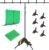 Forlogic Green Screen Backdrop Kit with Stand, 8×7.2ft Portable GreenScreen Background Stand for Streaming Video and Photography Shoots