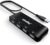 USB Hub, 4-Port USB 3.0 Hub Splitter with 2 ft Extended Cable, Ultra Slim Data USB Extender with Individual Power Switches and LED