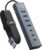 6Ft 7-Port USB Hub 3.0 for Desktop, 4 USB-A & 3 USB-C Ports Aluminium 5Gbps USB Extender Hub, USB Splitter, USB Hub Long Cable for Desktop, PC, Flash Drive, Mobile HDD SSD, Windows/XPS