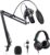 MAONO Microphone with Studio Headphone Set 192kHz/24bit Vocal Condenser Cardioid Podcast Mic Compatible with Mac and Windows, YouTube, Gaming, Live Streaming, Voice-Over (AU-A04H)
