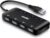USB 3.0 Hub 4-Port with Individual Switches, Ultra-Slim High-Speed Data Expander, 5Gbps USB Splitter for Laptop, PC, Keyboard, Mouse, Flash Drive – LED Indicators, Plug & Play