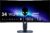 Alienware 34 Curved Gaming Monitor – AW3425DWM – 34-inch WQHD 180Hz 1ms Display, 1500R, AMD FreeSync Premium, VESA AdaptiveSync.