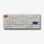 MelGeek O2 75% Wireless Mechanical Low Profile Keyboard with Creamy Sound, Pre-lubed Linear Switches, Hot-Swappable, RGB Backlit, 3-Mode, Office & Gaming Keyboard for Mac/Windows/Linux (White)