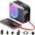 Phone Cooler for Gaming, Live Streaming, 50W Magnetic Cell Phone Cooler with Low Noise Liquid Cooling Radiator for iPhone MagSafe Series/Android/iPad/Tablet, with RGB Cooling Fan (Gray)