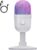 USB Gaming Condenser Microphone for PC/Desktop,192kHz/24Bit,Noise Cancellation,Monitoring,Quick Mute & RGB Lighting,USB PC Mic for Laptop,Podcast,Streaming,Recording White