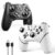 AceGamer Wireless Pro Controller for Nintendo Switch/Lite/OLED/Switch 2/PC, 2 pack, Hall Effect Joystick for Switch 2 Pro Controller with Wake-Up/Dual Vibration/Turbo/Ergonomic ! (Black&White)
