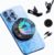 Magnetic Phone Cooler, RGB Portable Lightweight Cooling Fan with Large Cooling Area, Digital Display Phone Radiator for iPhone/Android/Tablet/iPad