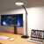 LitONES Led Desk Lamps for Home Office with Base, Tall Desk Lamp with 50 Light Modes & Memory and Timer Func Computer Light, Flexible Adjustable Table Lamps for Video Conference, Architect