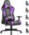GTPLAYER Gaming Chair with Speakers,Video Game Chair Bluetooth Music with Lumbar Support, Ergonomic Comfortable Office Computer Chair for Adults, Adjustable Reclining Chair, 360° Swivel, Light Purple