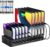 100W Charging Station for Multiple Devices, 10-Port USB Fast Charging Station with Adjustable Dividers & 10 Cables- Multi Device Organizer Charging Dock for iPhone, iPad, Tablets & More(Black)