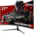 ZZA 27 Inch Curved Gaming Monitor 200Hz|180Hz|144HZ 1ms FHD 1080P Computer Screen FreeSync|130% sRGB|HDR|Low Blue Light|HDMI DP Ports|VESA Mount|Metal Stand