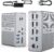 TobenONE DisplayLink Docking Station 3 Monitors with 120W Power Adapter, Triple 4K Display for MacBook Pro/Air, Thunderbolt 4/3, USB-C Windows(3X HDMI, 3X DP, 2xUSB-C, 4xUSB 3.2, SD/TF)