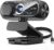 1080P HD Webcam with Microphone, Noise Cancellation, Privacy Cover, Wide-Angle Lens, Auto Light Correction, Plug & Play USB Webcam for Laptop, Desktop, PC, Mac, Zoom, Skype, Streaming (Black)