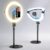 NiceVeedi 10.2” Magnetic Desk Ring Light with Stand, 5000mAh Rechargeable Desktop Ring Light for Phone，3 Color Foldable Selfie Light for Live Stream/Makeup/TikTok/YouTube/Photography/Zoom/Vlogging
