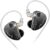 CCA Rhapsody 4-Mode Tuning Switch in-Ear Monitor Headphones, 2DD+4BA Hybrid Gaming IEM, HiFi Bass Wired Earphones for Audiophiles, Musicians & Singers