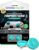 KontrolFreek Lotus for Xbox One and Xbox Series X Controller | Performance Thumbsticks | 2 Mid-Rise Concave | Teal/Clear
