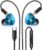Vibes 202MC USB-C Wired Earbuds – USBC HiFi in Ear Headphones for iPhone 17/16/15 – Noise Isolating Ear Buds w/ Mic – Clear Sound, Deep Bass & Comfort-Fit Earphones – Silver Plated Cord, Carrying Case