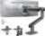 HUANUO TitanLift Heavy Duty Monitor Arm for Screens up to 49″, Holds 44 lbs, Aluminum Ultrawide Screen Monitor Mount, Fully Adjustable Single Gaming Desk Mount with Dual C-Clamp, Max VESA 100x100mm