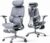 Hbada E3 Pro 2026 Edition Ergonomic Office Chair, Mesh Desk Chair with 3-Zone Floating Lumbar Support, Upgraded 4D Headrest, 720° Armrests, Grey with Footrest