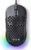 TMKB Falcon M1SE Ultralight Honeycomb Gaming Mouse, High-Precision 12800DPI Optical Sensor, 6 Programmable Buttons, Customizable RGB, Drag-Free Paracord, Ergonomic Wired Gaming Mouse – Matte Black