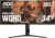 AOC CU34G4V 34″ Frameless Curved Ultrawide Gaming Monitor, UWQHD 3440 x 1440 1500R, 21:9 Aspect Ratio, 180Hz 0.5ms MPRT, Display Port x 1, HDMI x 1, AMD FreeSync Premium, Height Adjustable, Black