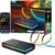 Govee HDMI 2.1 Sync Box 2, AI Sync Box with TV Backlight, Supports 8K@60Hz, 4K@144Hz, VRR and ALLM, Works with SmartThings, Matter and Alexa, RGBIC LED Light Strip for 55-65 inch TVs, 75 LEDs/m