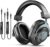 FIFINE Studio Monitor Headphones for Recording, Wired Headphones with 50mm Driver, Over Ear Headset with Detachable Cables 3.5mm or 6.35mm Jack, Black, on PC/Mixer/Amplifier-H8
